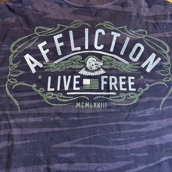 Affliction Freedom Defender graphic camo tee - Picture 4 of 7